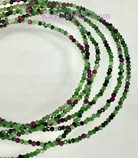 Anklet Ruby Zoisite Crystal Healing