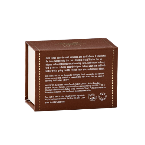 Man Bar Mini Redwood & Clove