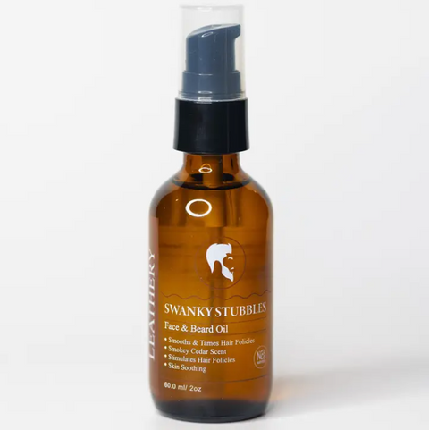 Swanky Stubble Face & Beard Oil | Leathery