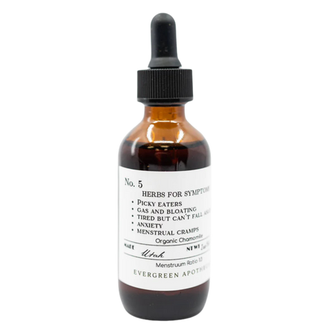 No. 5 Chamomile, Herbal Tincture, Herbs for Symptoms #5