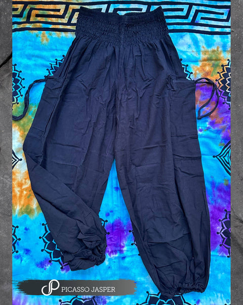 Pants poncho cotton