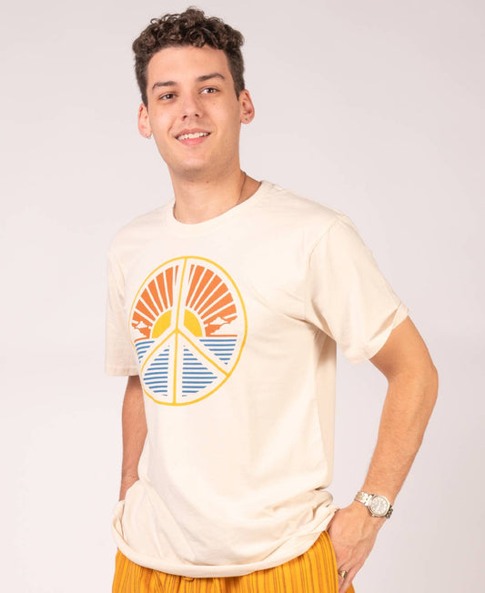 Peace Scene Organic T-Shirt - Unisex - Boho Hippie T-Shirt