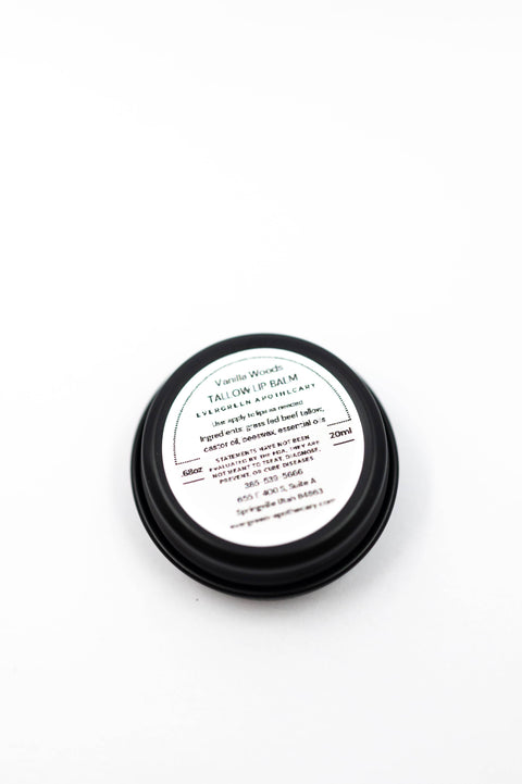 Tallow Lip Balm - Black Tin