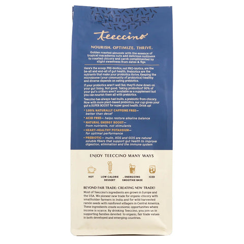 Macadamia Nut Prebiotic SuperBoost Herbal Coffee