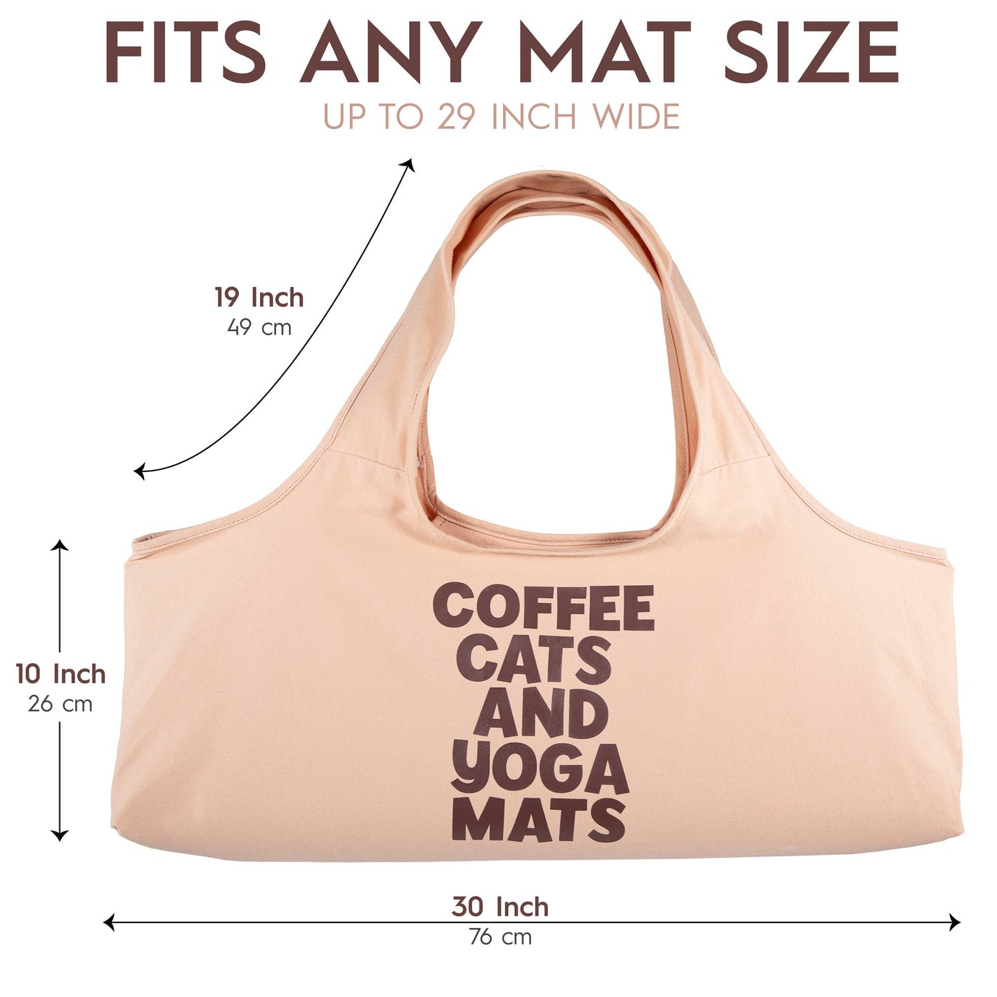 Coffee Cats And Yoga Mats Yoga Bag