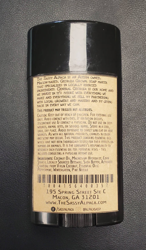 Sassy Alpaca Deodorant with Activated Charcoal