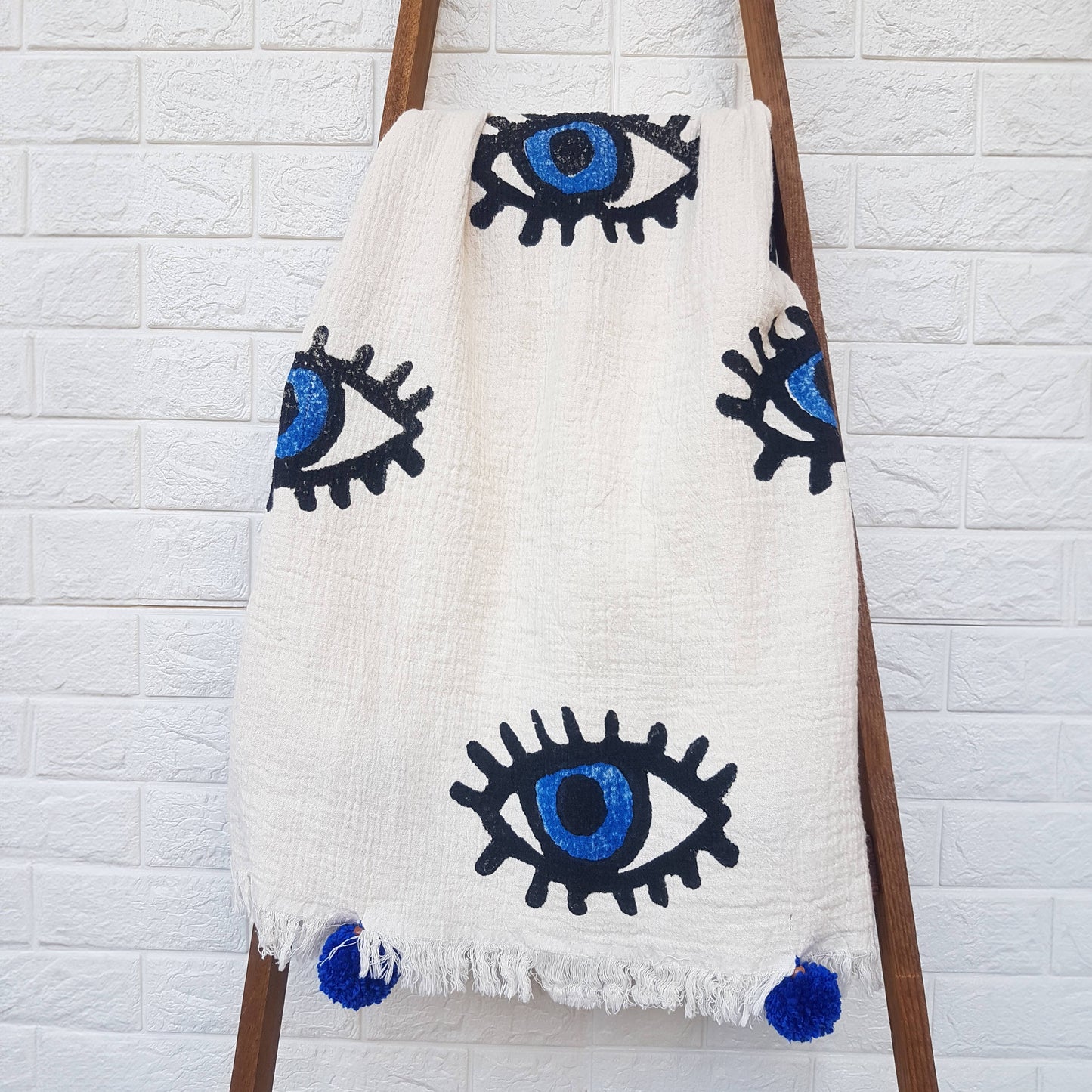 Evil Eye Throw Blanket