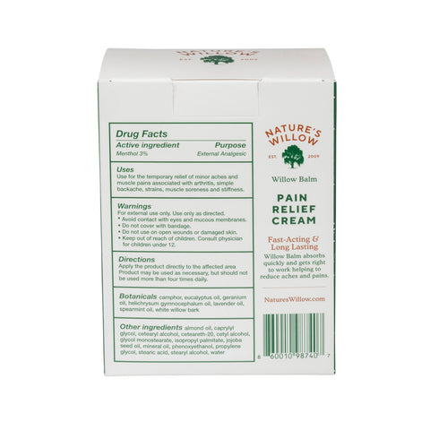 Willow Balm Pain Relief Cream Sample