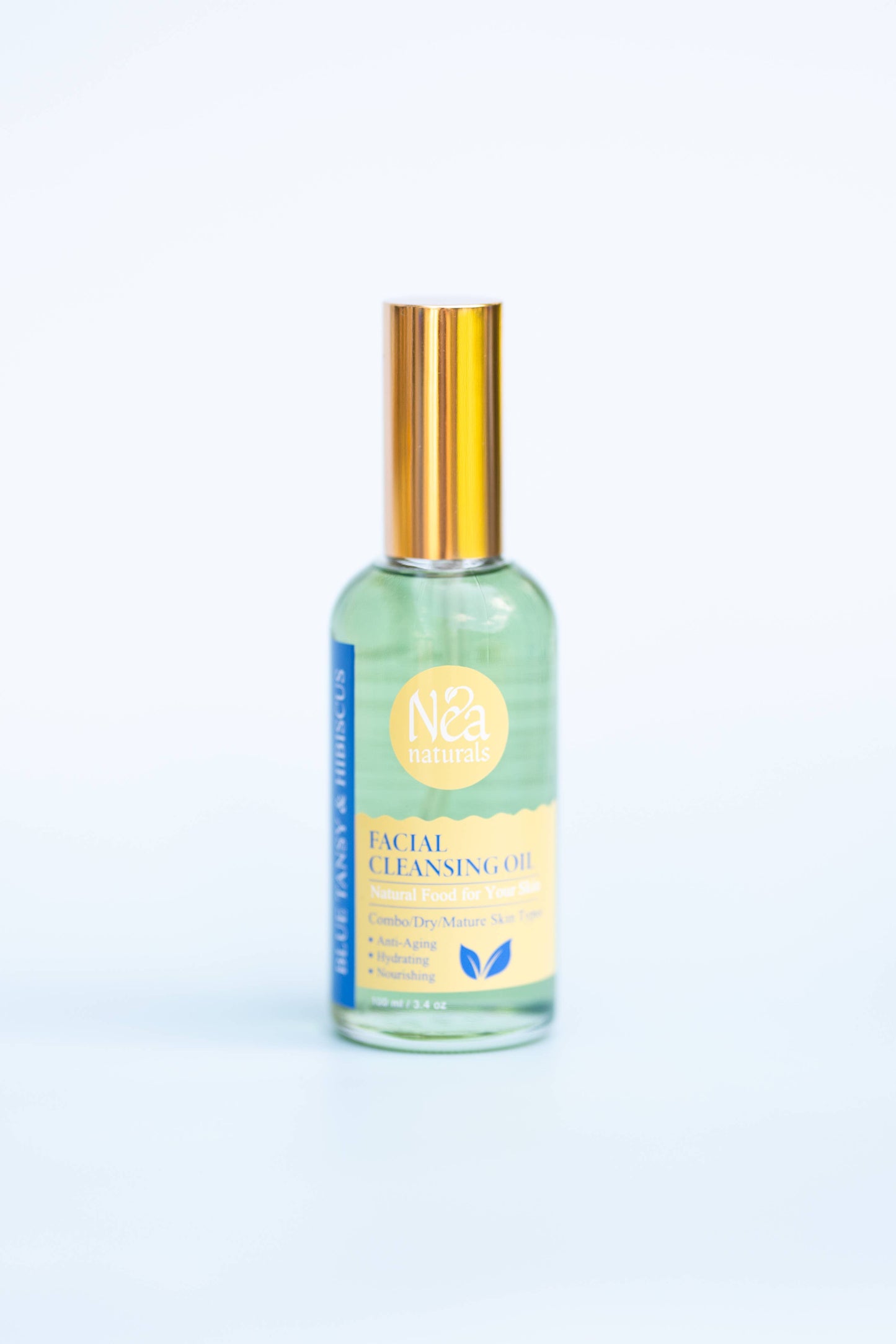 Blue Tansy & Organic Hibiscus Anti-Aging Botanical Facial Cleansing Oil